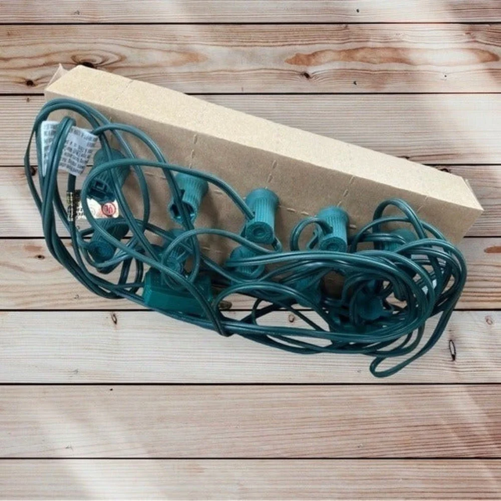 Pottery Barn Globe String Lights‎ 16.6 ft Patio Outdoor Indoor NIB